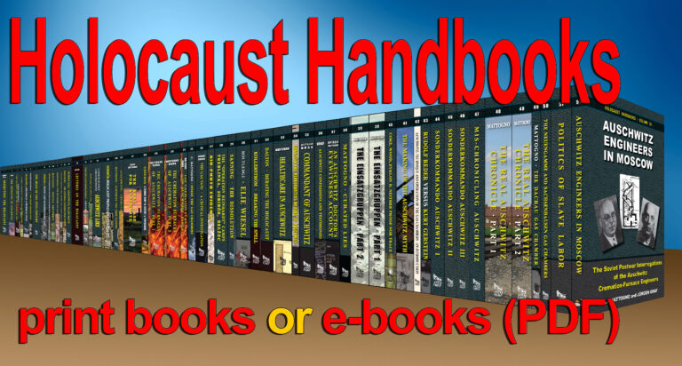 Holocaust Handbooks at a Huge Discount