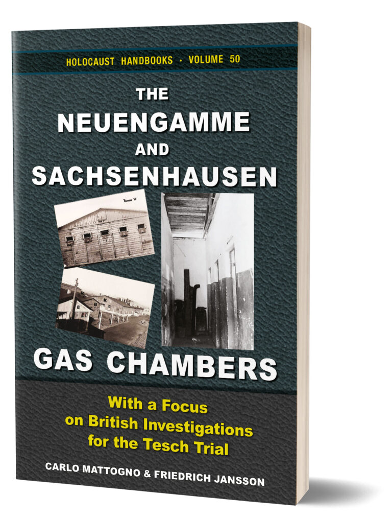 The Neuengamme and Sachsenhausen Gas Chambers